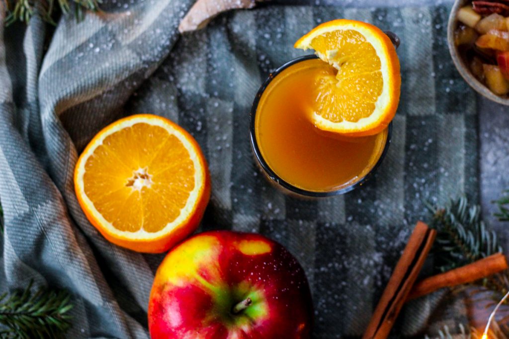 Rezept Schneller Apfel Orangen Punsch Mit Ingwer Vegan Cutiekulla